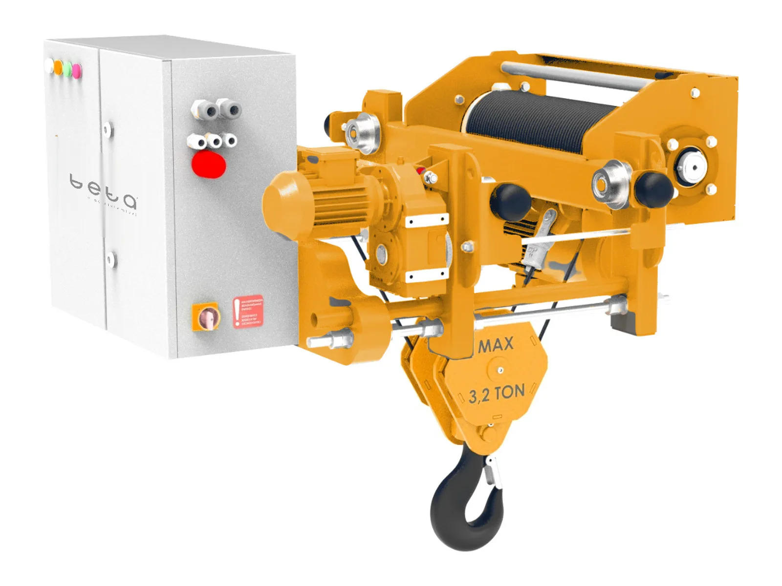 Elektrikli Halatlı Vinç 3 Ton